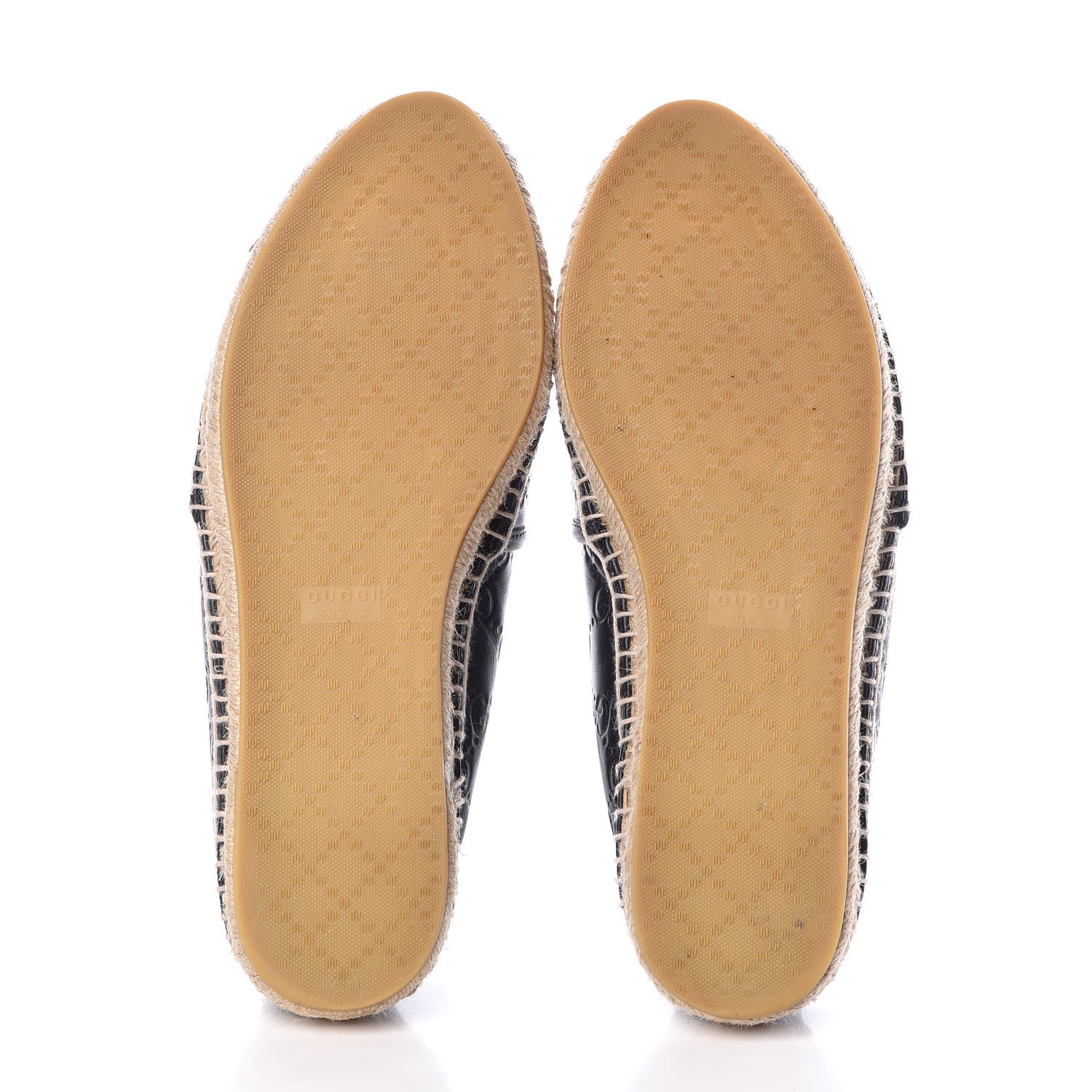 Gucci Guccissima Signature Espadrilles 39.5 Black 5 of 8