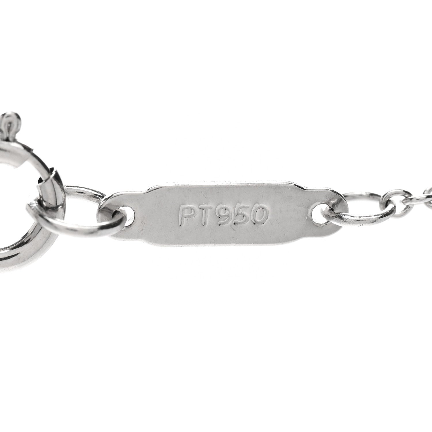 Tiffany Platinum Diamond Bezel Set Cross Pendant Necklace 5 of 6