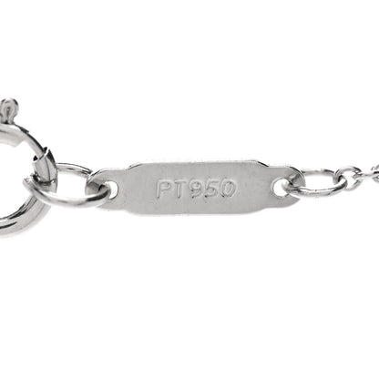Tiffany Platinum Diamond Bezel Set Cross Pendant Necklace 5 of 6
