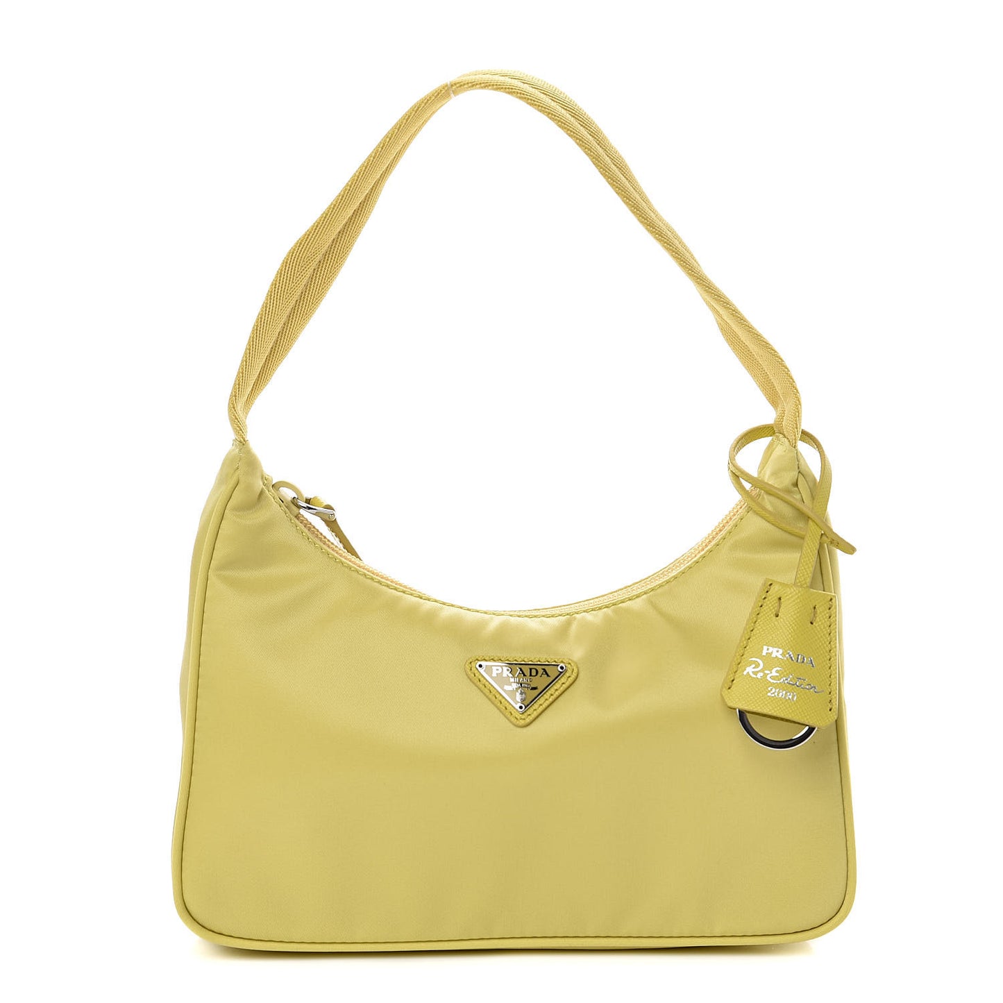 Tessuto Nylon Saffiano Mini Re-Edition 2000 Bag Ananas