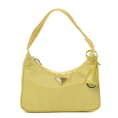 Prada Tessuto Nylon Saffiano Mini Re-Edition 2000 Bag Ananas 1 of 13