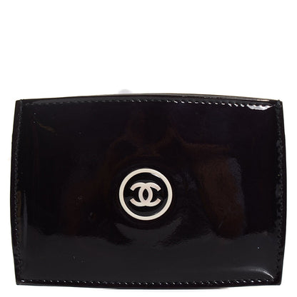 Chanel Patent CC Card Holder Black 1 of 8