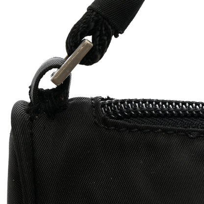 Prada Tessuto Nylon Pochette Bag Black 13 of 15