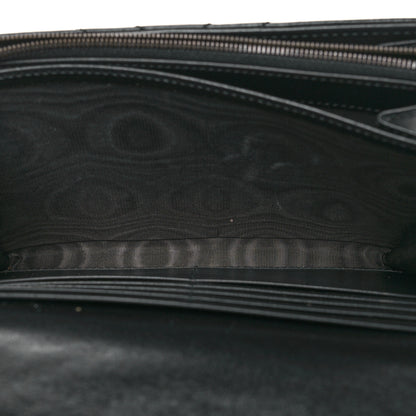 Gucci Calfskin Matelasse GG Marmont Chain Wallet Black 5 of 15