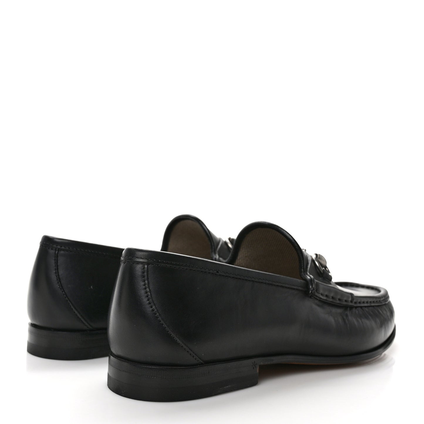 Calfskin Mens 1953 Horsebit Loafers 9 Black
