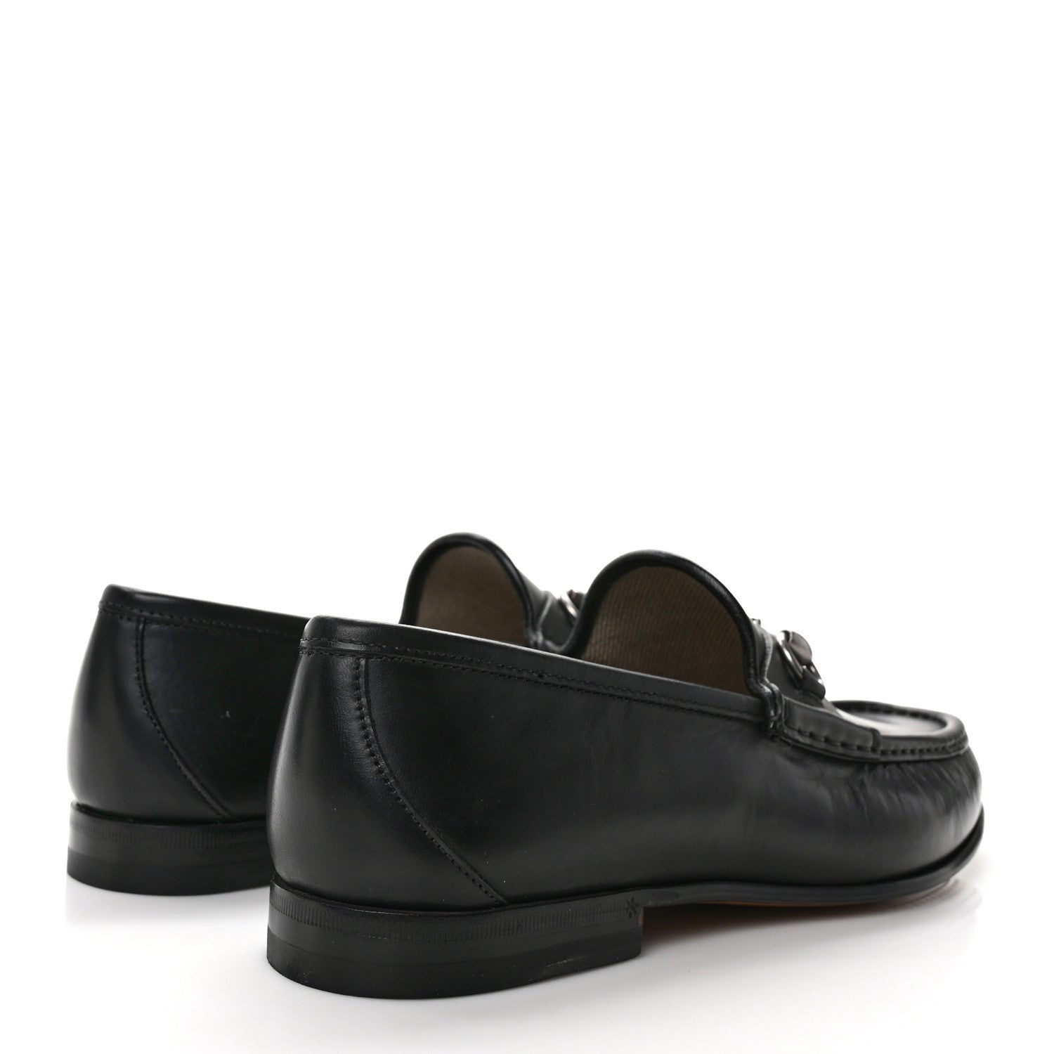 Gucci Calfskin Mens 1953 Horsebit Loafers 9 Black 4 of 8