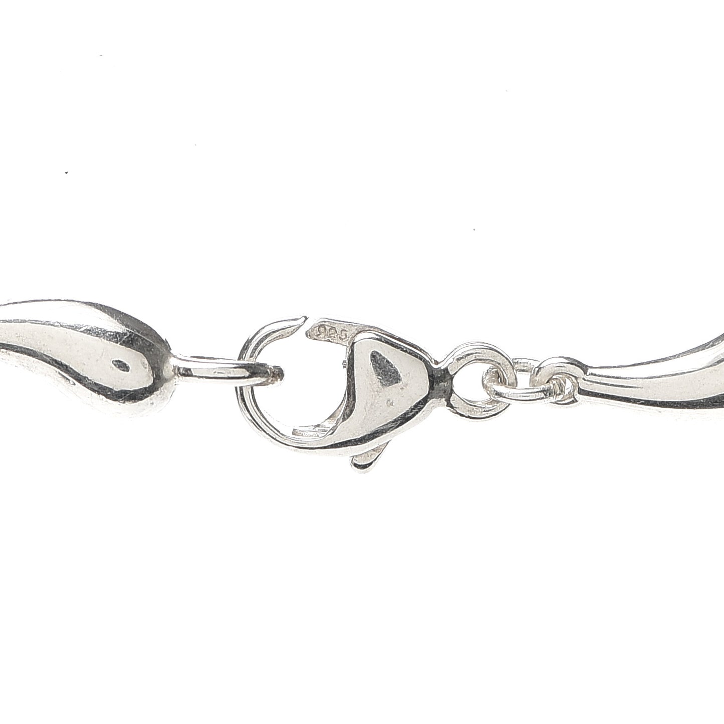 Sterling Silver Elsa Peretti Teardrop Pendant Necklace