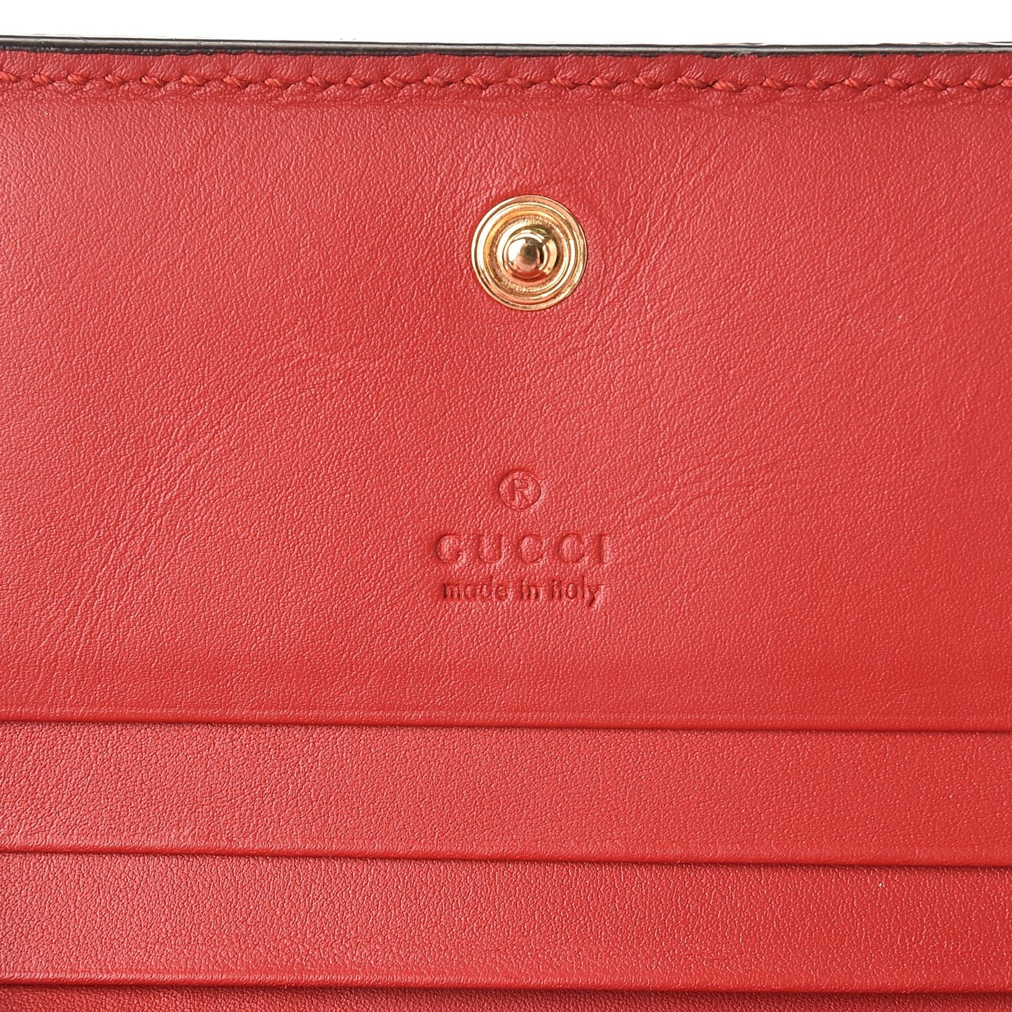 GG Supreme Monogram Blooms Card Case Beige Blue Navy Hibiscus Red