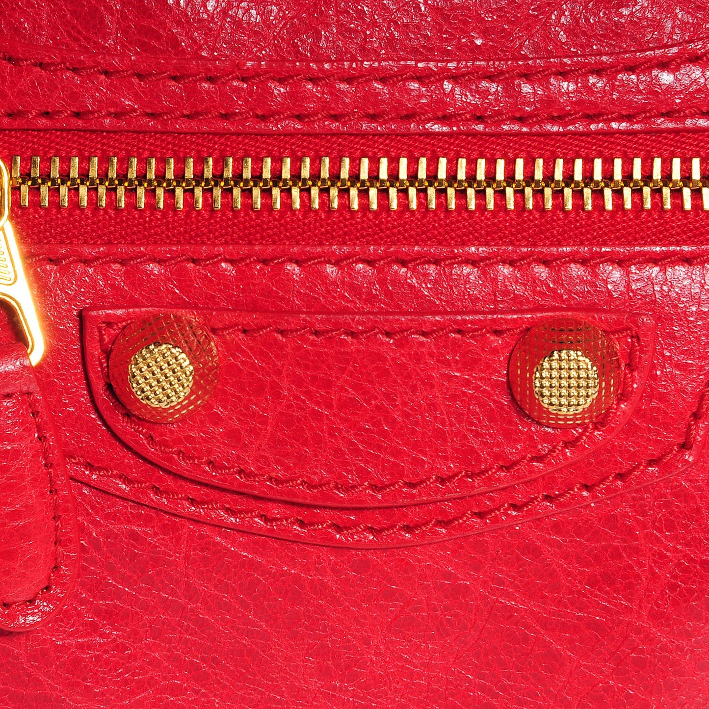 Agneau Giant 12 Gold Hardware Mini City Rouge Cardinal