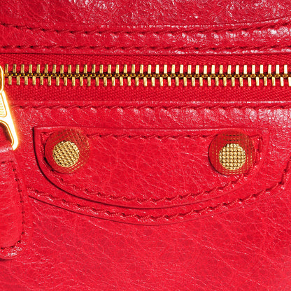 Balenciaga Agneau Giant 12 Gold Hardware Mini City Rouge Cardinal 7 of 14