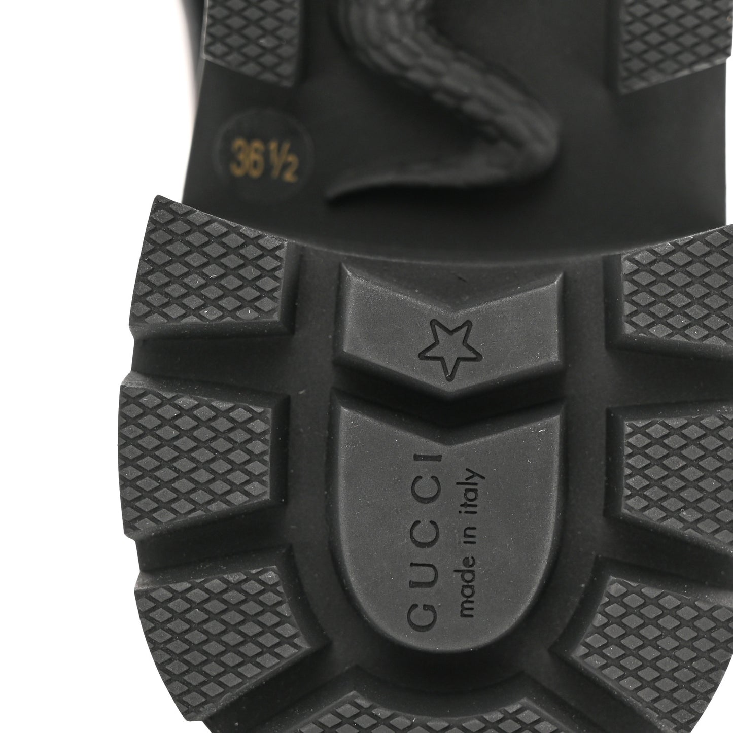 Calfskin Sylvie Web Womens Lace Up Combat Boots 36.5 Black