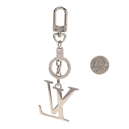 Louis Vuitton LV Facettes Bag Charm Key Holder Silver 2 of 6