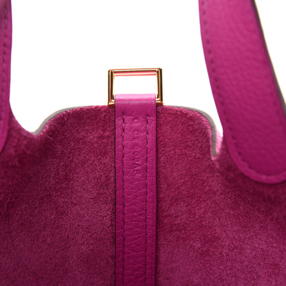 Hermes Taurillon Clemence Picotin Lock 18 PM Magnolia 9 of 11