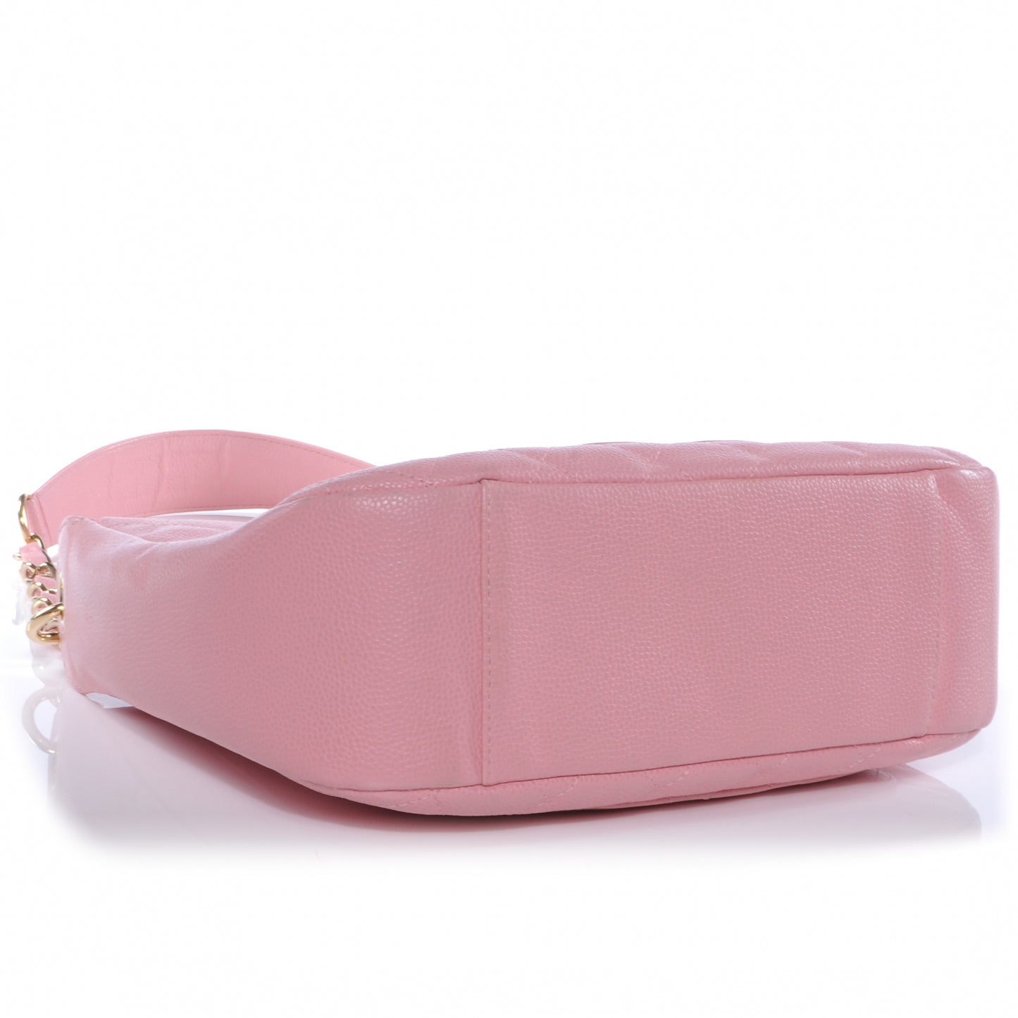 Caviar Quilted Hobo Pink