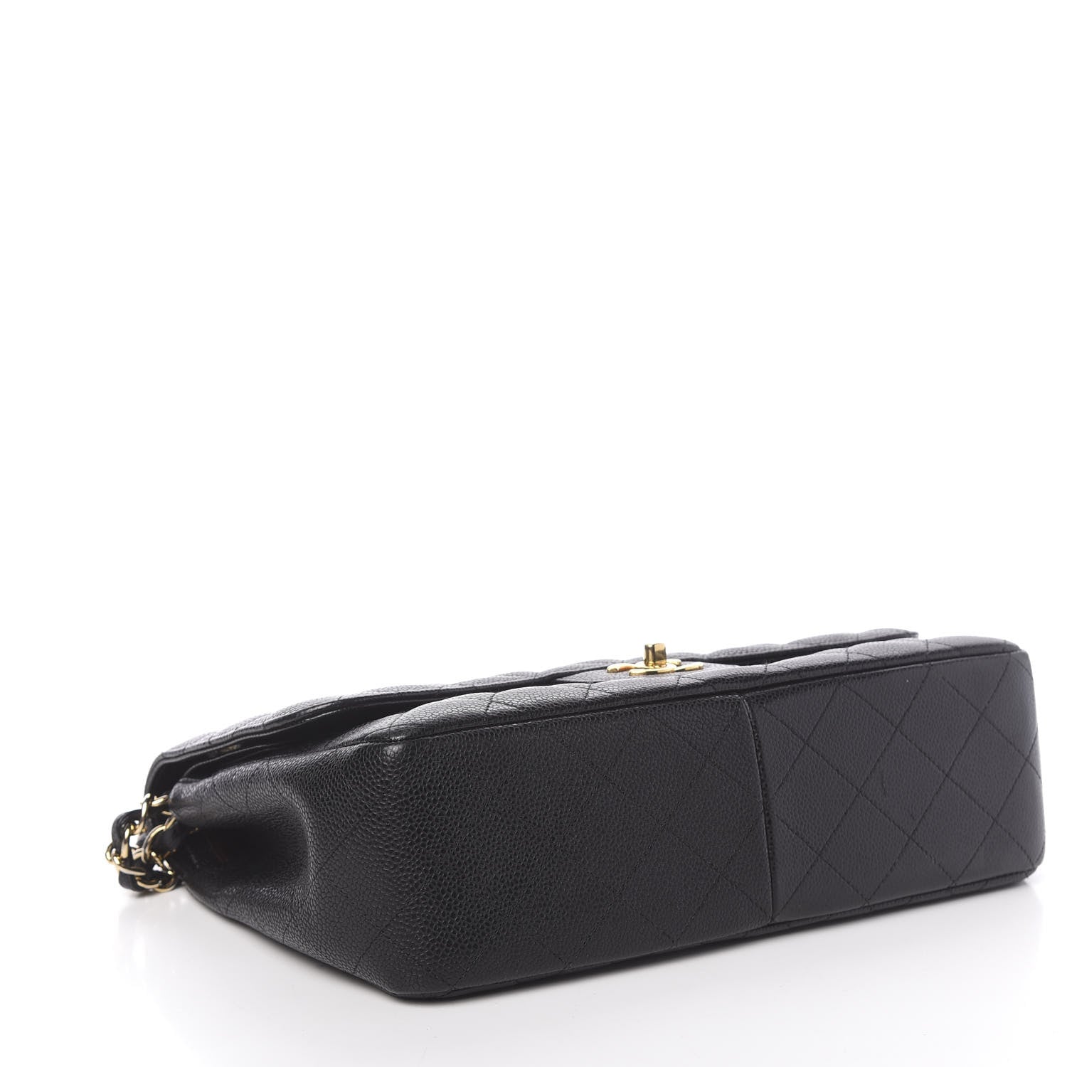 Chanel Caviar Quilted Jumbo Double Flap Black 5 of 11