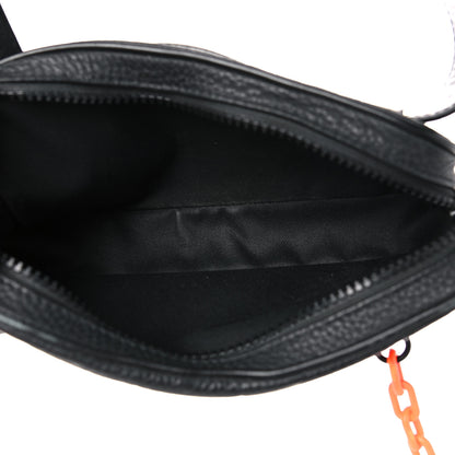 Louis Vuitton Taurillon Monogram Uniformes Solar Ray Soft Pochette Volga Belt Bag Black 5 of 13