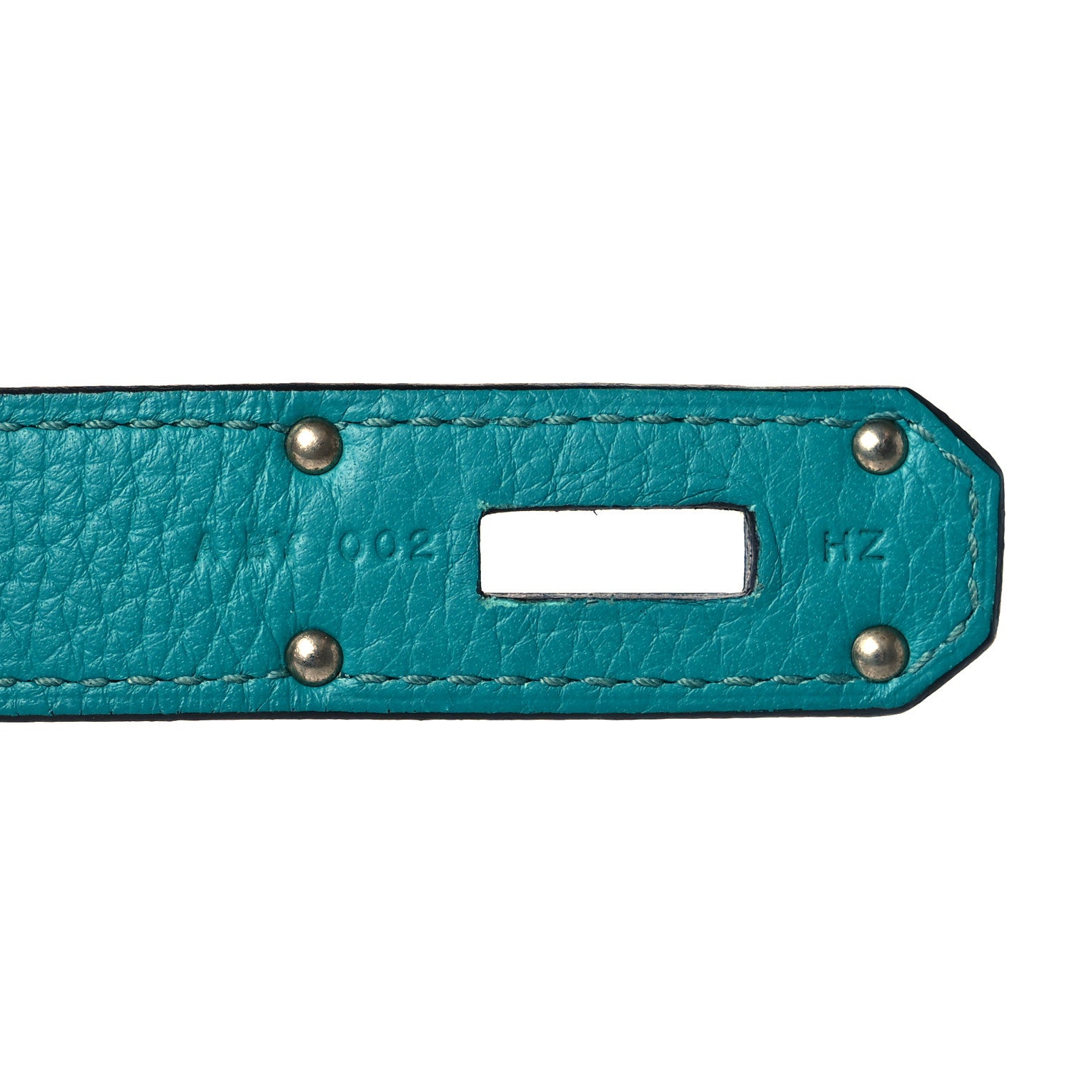 Hermes Taurillon Clemence Jypsiere 28 Bleu Paon 7 of 12
