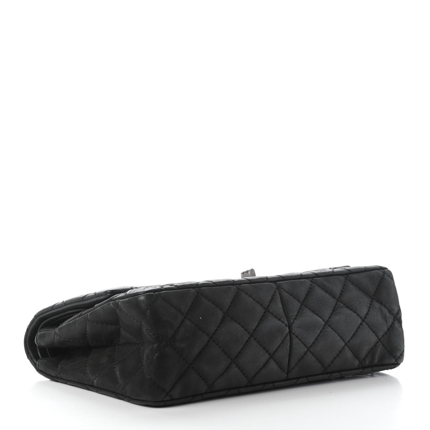 Iridescent Calfskin Quilted 2.55 Reissue 226 Flap Black