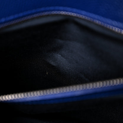 Christian Dior Grained Calfskin Medium Diorama Flap Bag Blue 13 of 18