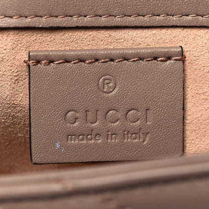 Gucci Calfskin Matelasse Super Mini GG Marmont Shoulder Bag Porcelain Rose 6 of 11