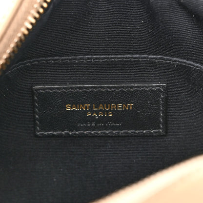 Saint Laurent Calfskin Matelasse Monogram Lou Camera Bag Dark Beige 5 of 8