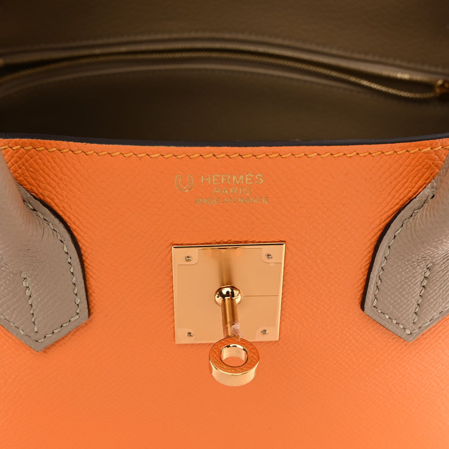 Epsom Horseshoe Birkin 30 Jaune D'or Trench