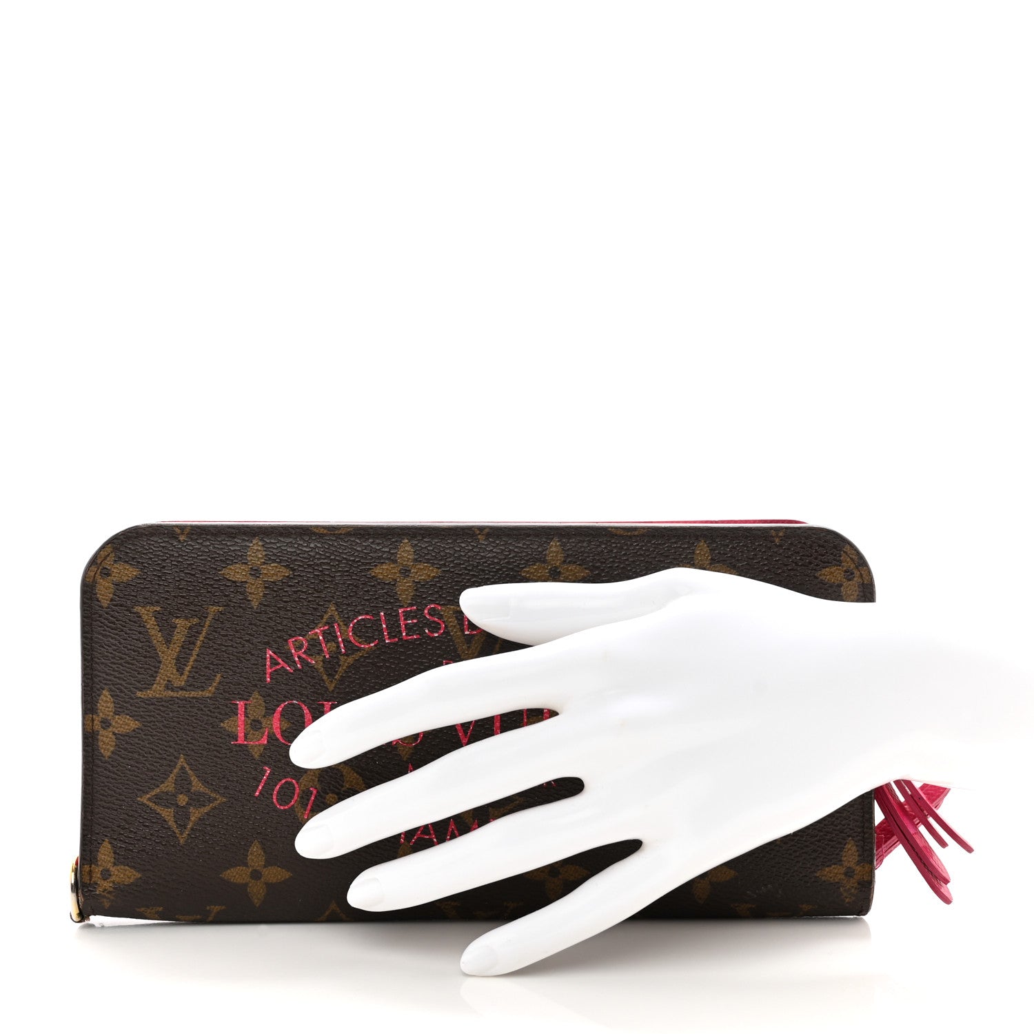 Louis Vuitton Monogram Articles de Voyage Ikat Insolite Wallet Rose Indien 2 of 13