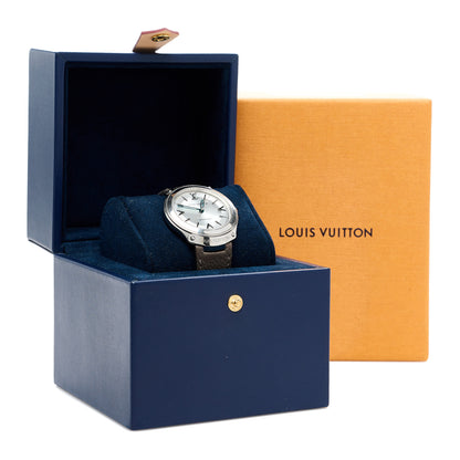Louis Vuitton Stainless Steel Calfskin 36mm Fifty-Five Automatic Watch 6 of 6