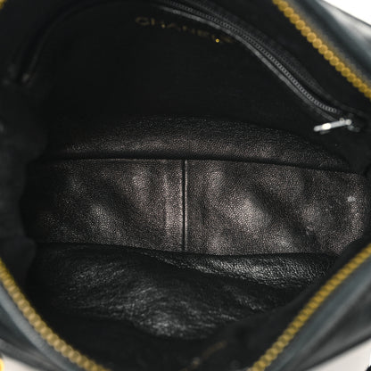 Chanel Lambskin Quilted CC Tassel Camera Case Black 5 of 14