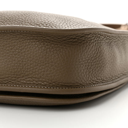 Hermes Taurillon Clemence Evelyne III PM Etoupe 10 of 10