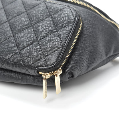Chanel Caviar Quilted Business Affinity Waist Belt Bag Black 10 of 10