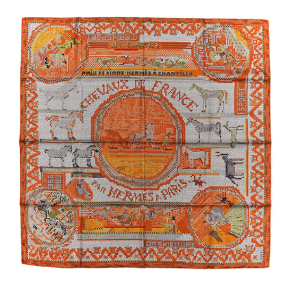 Hermes Silk Chevaux De France Scarf 90 1 of 7