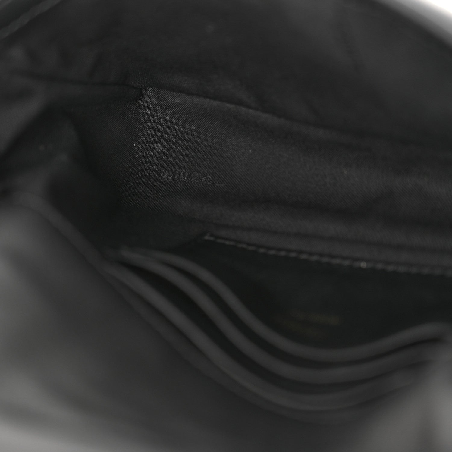 Fendi Nappa FF 1974 Embossed Mini Baguette Black 10 of 12