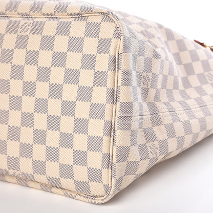 Louis Vuitton Damier Azur Neo Neverfull GM Rose Ballerine 7 of 11