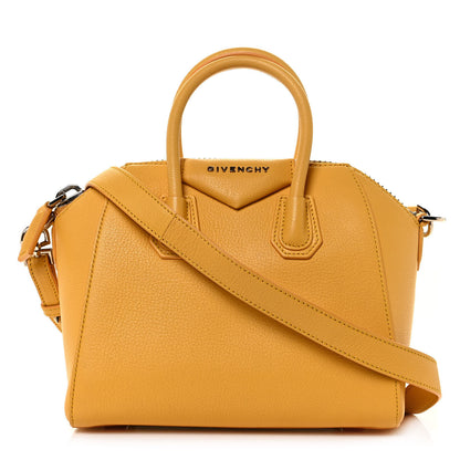Givenchy Sugar Goatskin Mini Antigona Dark Yellow 1 of 7