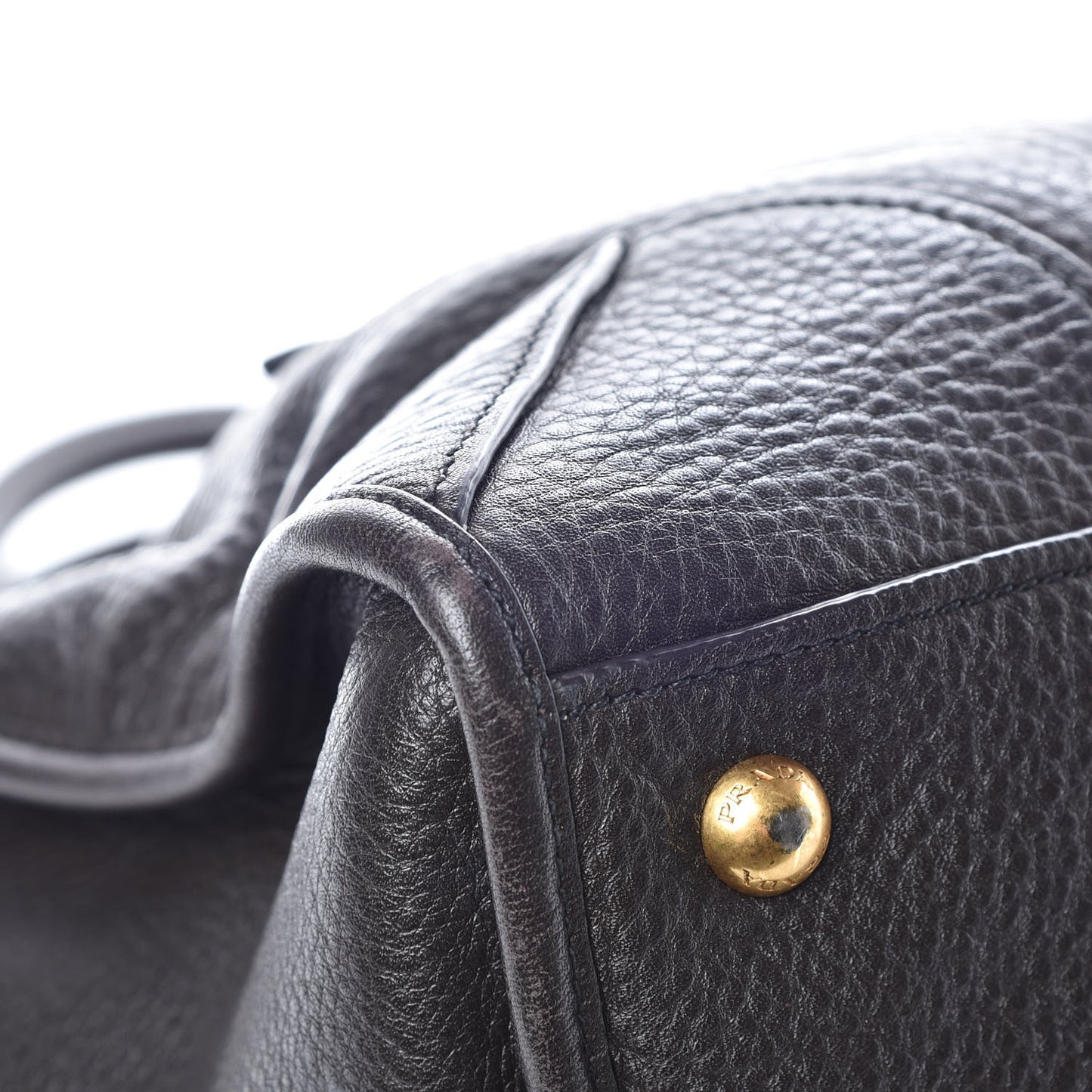 Vitello Daino Shopping Satchel Teak