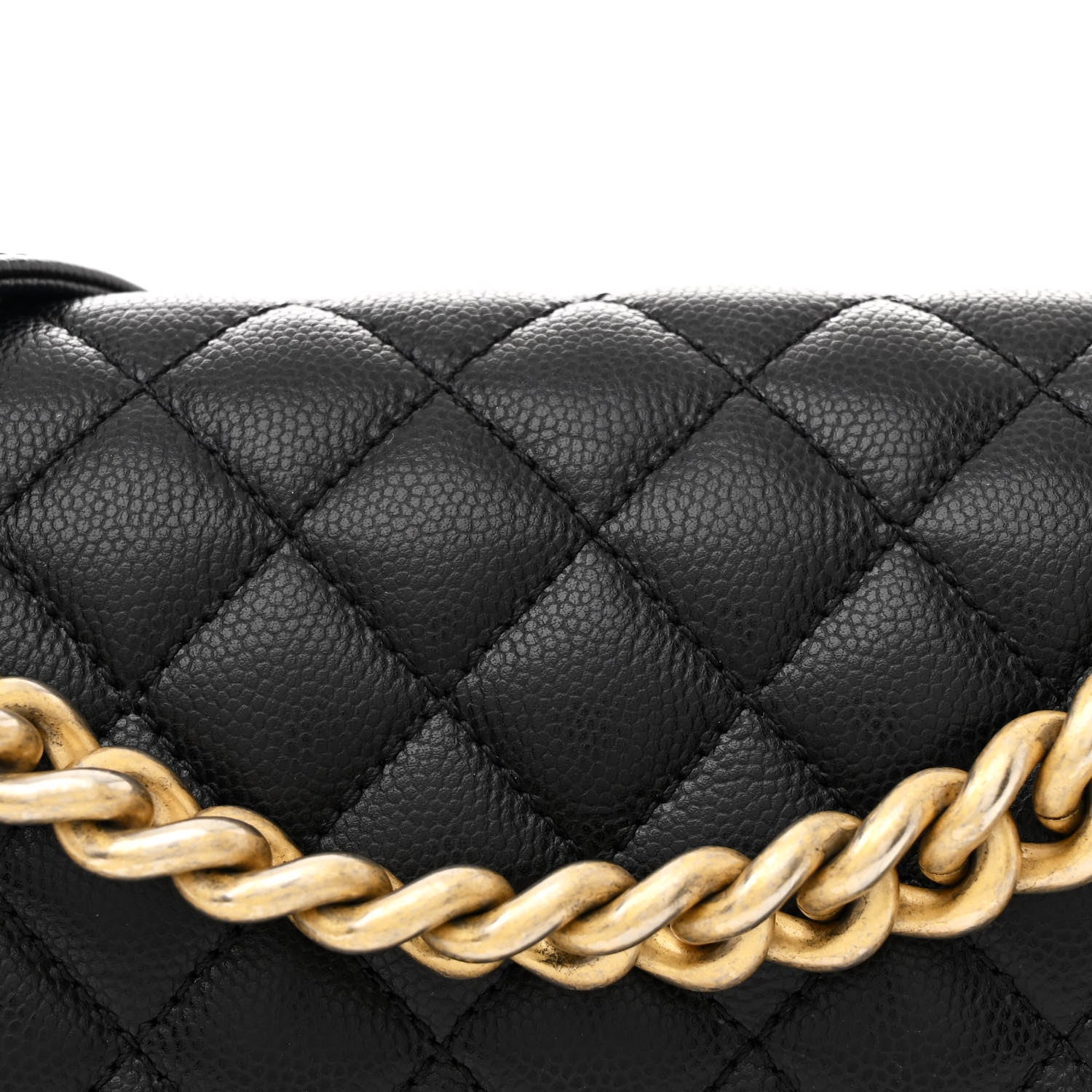 Chanel Caviar Quilted Medium Boy Flap Black 8 of 10