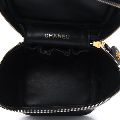 Chanel Caviar Cosmetic Vanity Bag Black 4 of 5