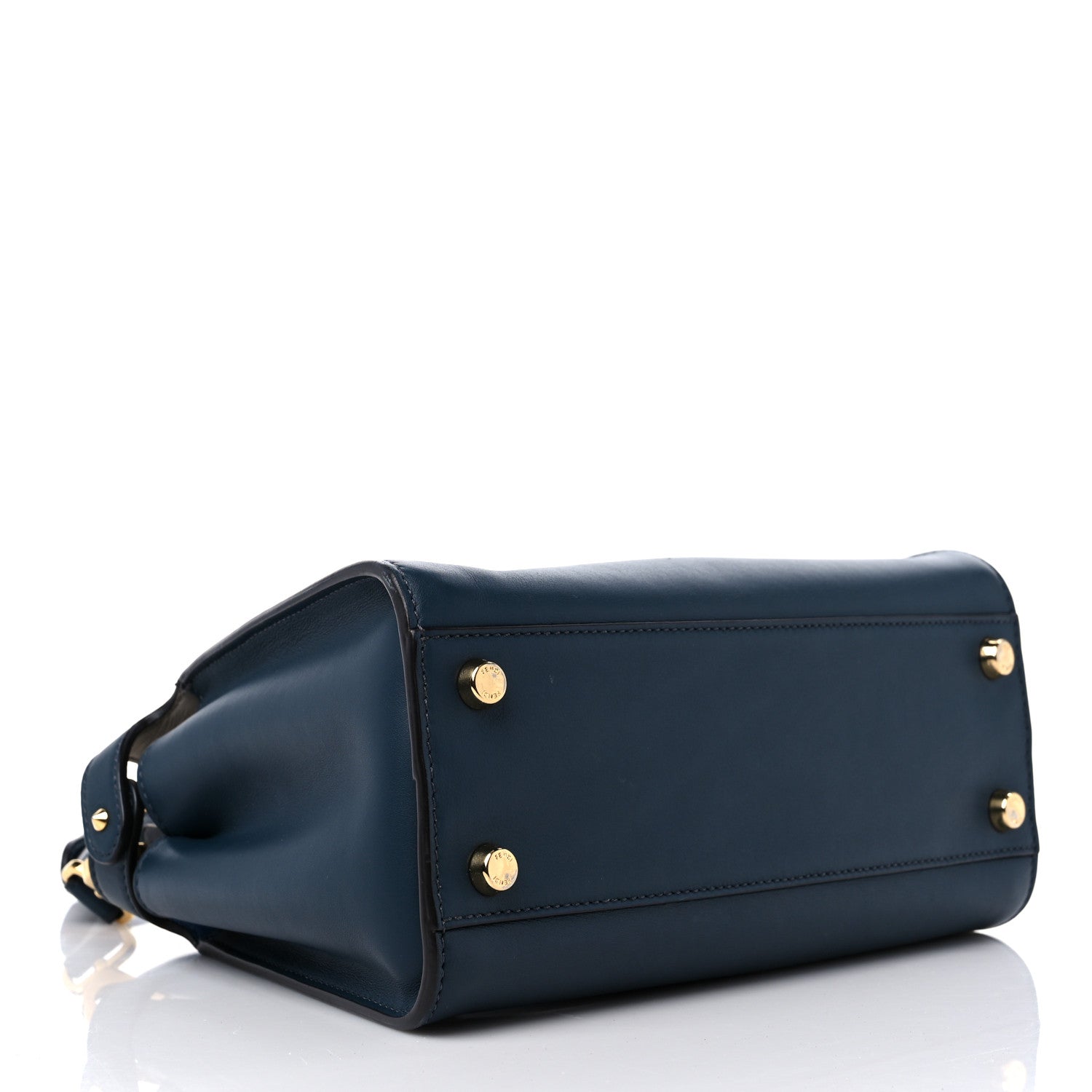 Fendi Vitello Tahiti Nappa Medium Peekaboo Iconic Essentially Satchel Notturno Grigio Polvere Nebula 4 of 13
