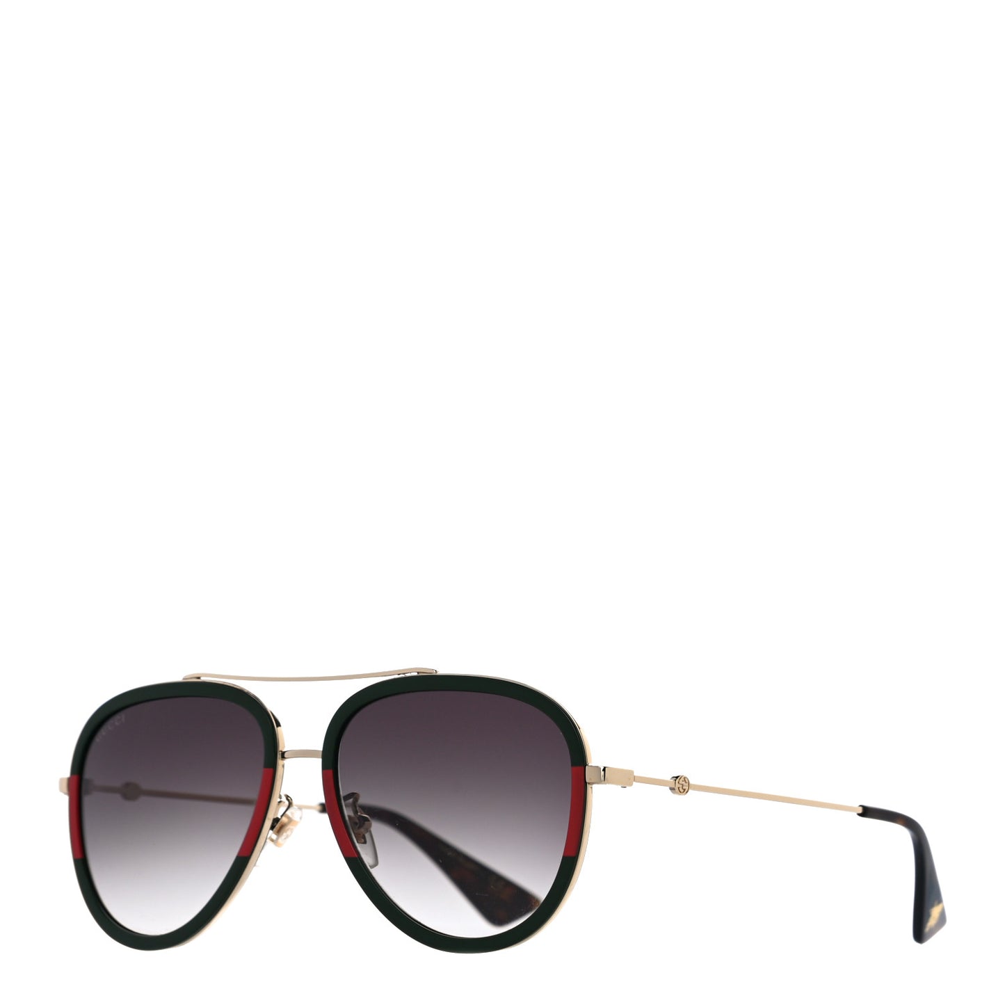 Web Aviator Sunglasses GG0062S Green Red