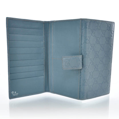 Gucci Guccissima Continental Wallet Blue 4 of 10