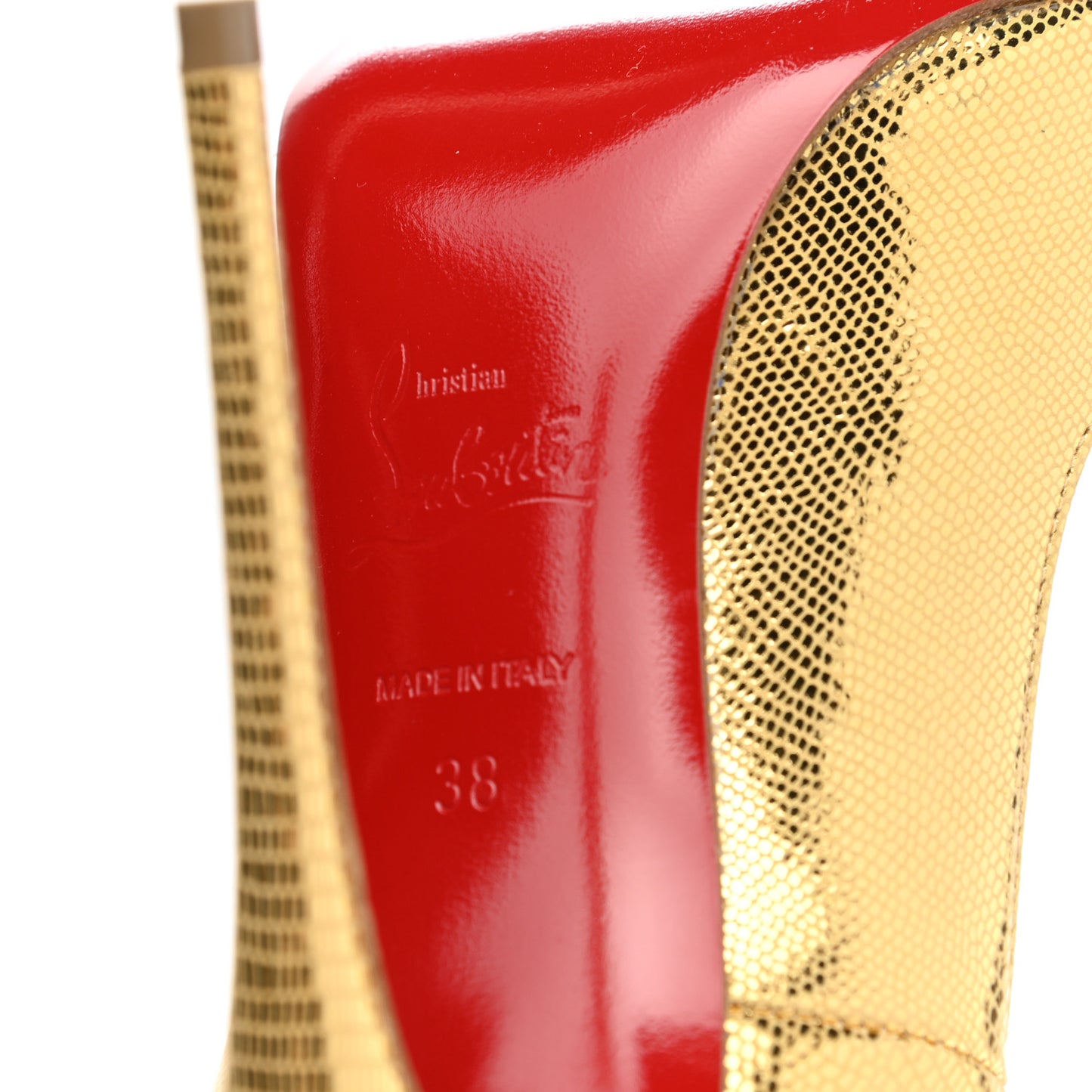 Laminato Dino So Kate 120 Pumps 38 Gold