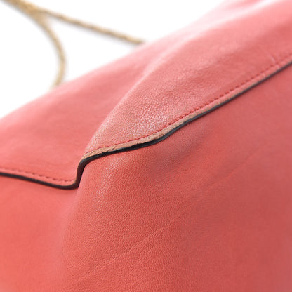 Chloe Goatskin Medium Elsie Shoulder Bag Coral Pop 12 of 16