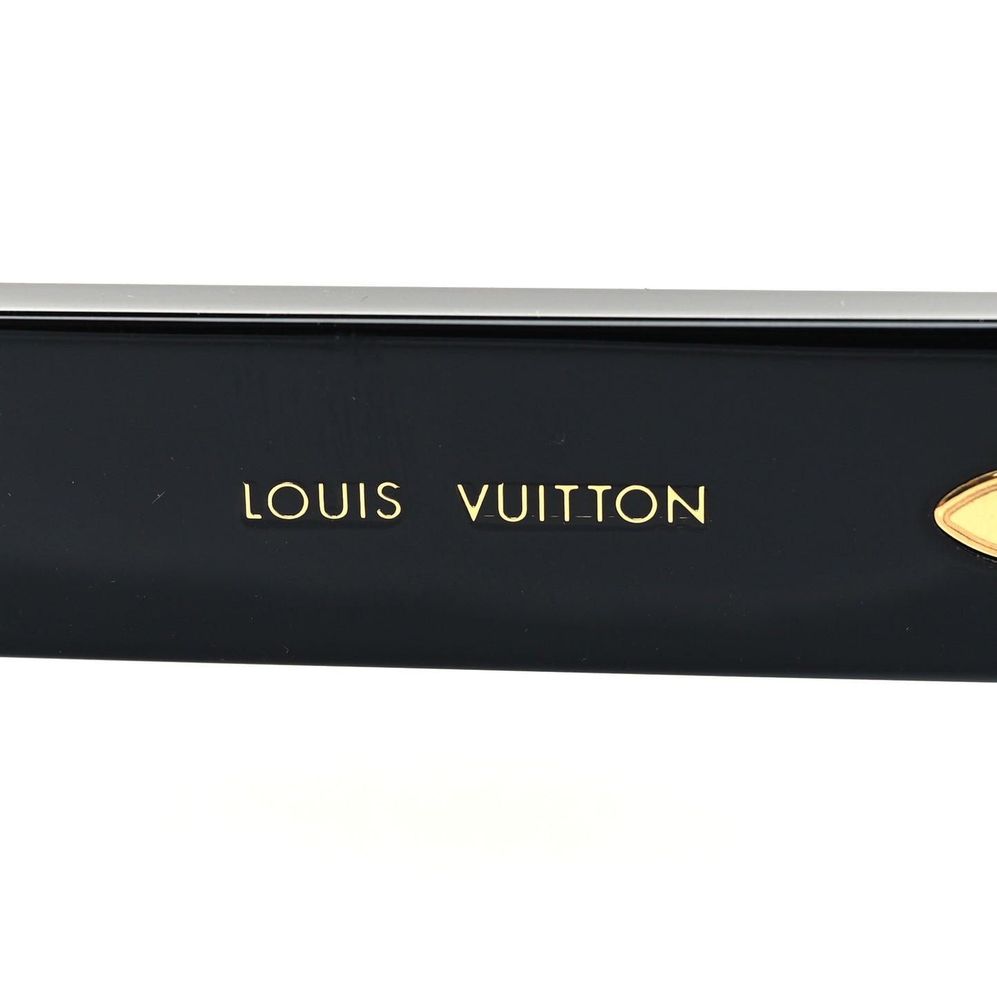 Acetate LV Moon Square Sunglasses Z1664W Black