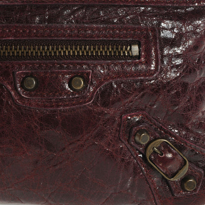Balenciaga Chevre M Porte-Monnaie Coin Purse Bordeaux 5 of 8