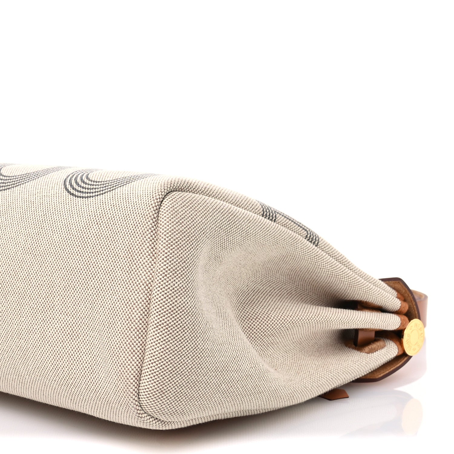 Hermes H Plume Canvas Vache Hunter Circuit 24 Herbag Zip Retourne 31 Gris Meyer Ecru Beige Naturel 11 of 12