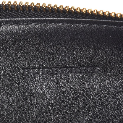 Burberry Horseferry Check Peyton Crossbody Clutch Bag Black 6 of 7
