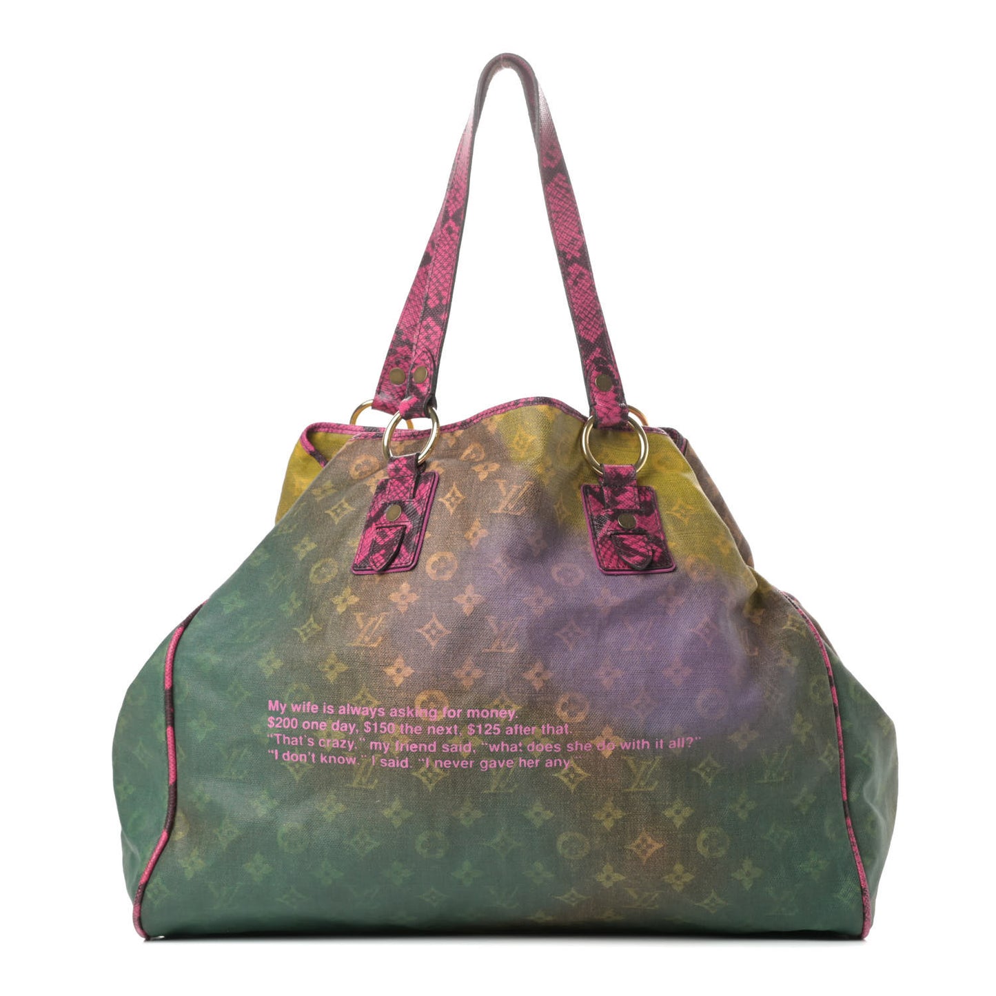 Richard Prince Monogram Karung Duderanch Jokes Tote