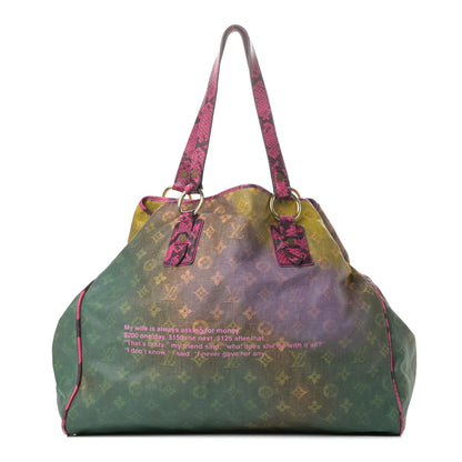 Louis Vuitton Richard Prince Monogram Karung Duderanch Jokes Tote 1 of 15