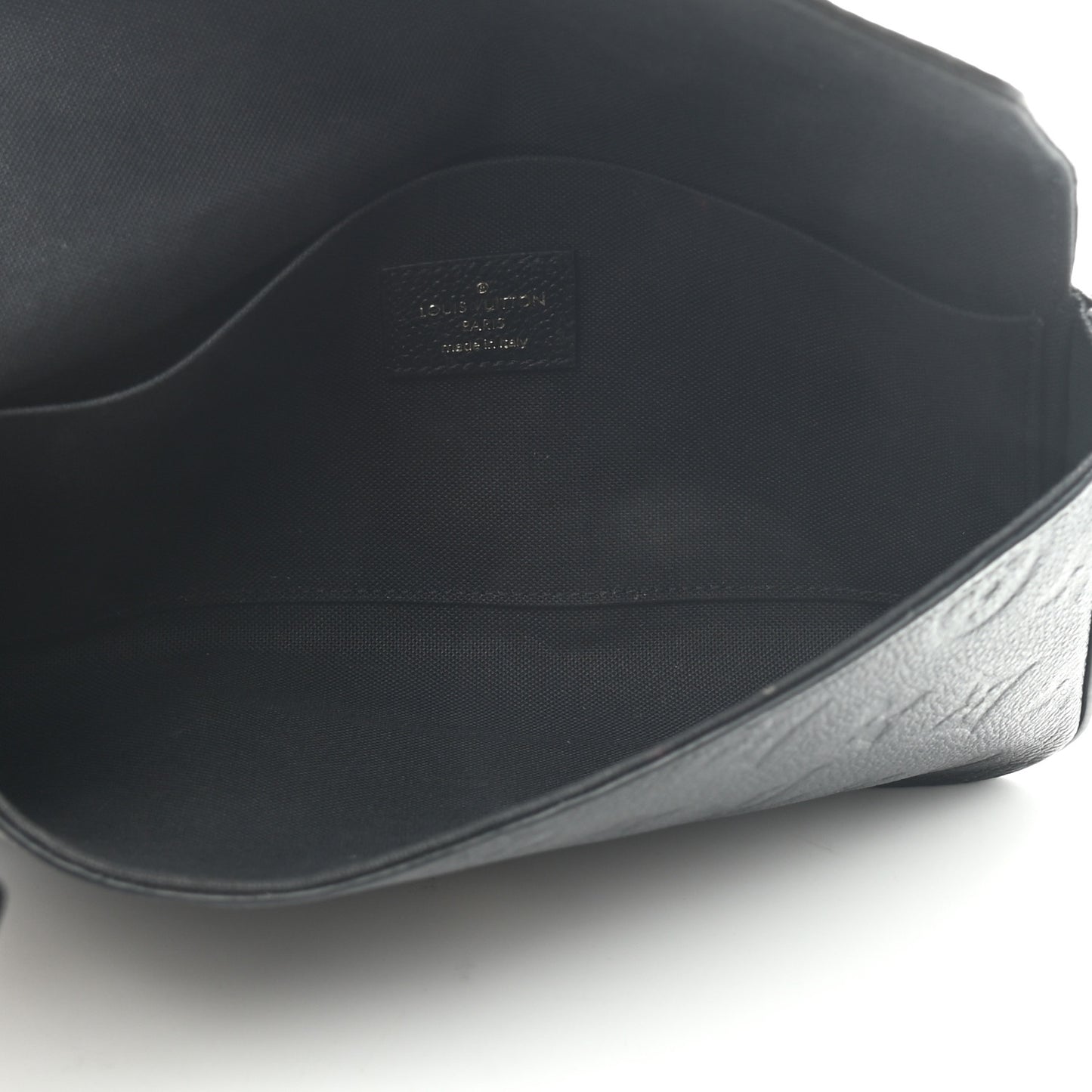 Empreinte Pochette Felicie Chain Wallet Black